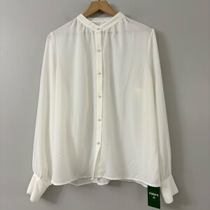 Halara Button Down Blouse NWT